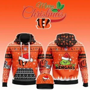 Cincinnati Bengals 2025 Christmas Limited Edition Hoodie