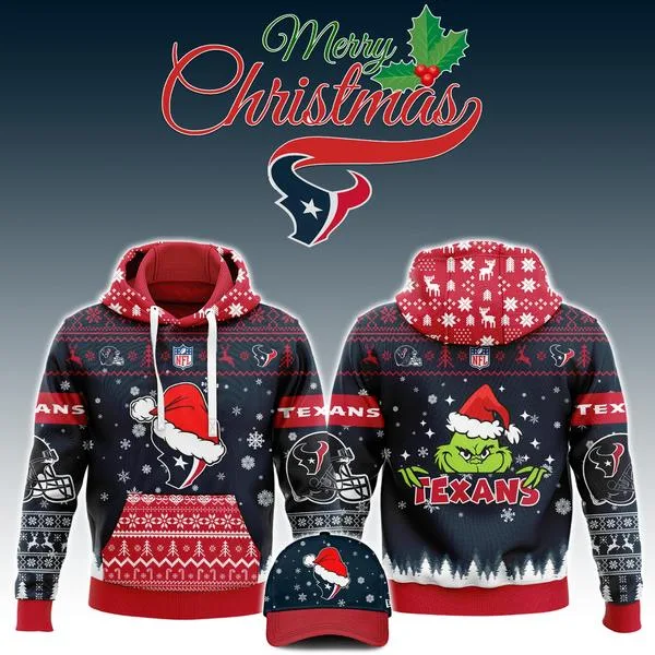 Houston Texans 2025 Christmas Limited Edition Hoodie