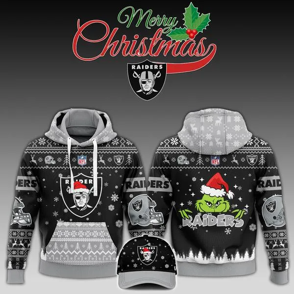 Las Vegas Raiders 2025 Christmas Limited Edition Hoodie
