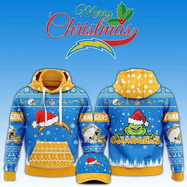 Los Angeles Chargers 2025 Christmas Limited Edition Hoodie