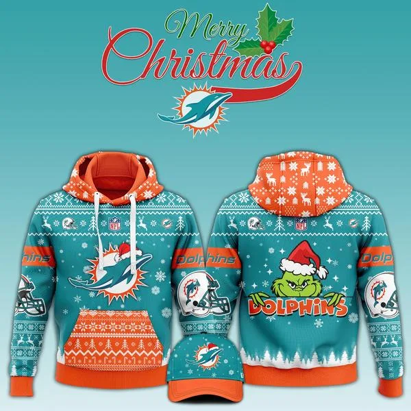 Miami Dolphins 2025 Christmas Limited Edition Hoodie