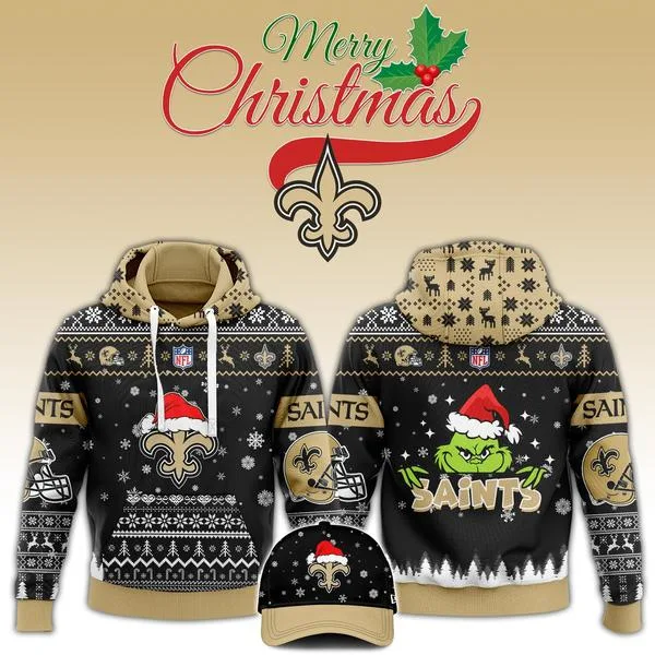 New Orleans Saints 2025 Christmas Limited Edition Hoodie