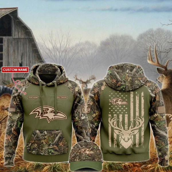 Baltimore Ravens NFL x Hunting - Green