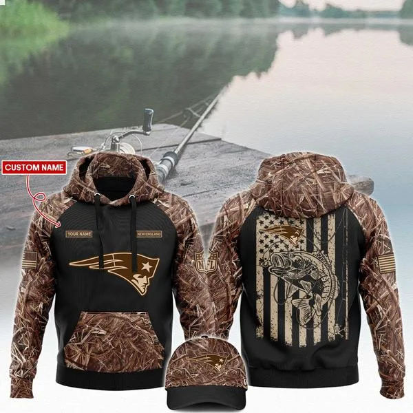 New England Patriots NFL x Fishing - Black