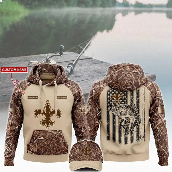 New Orleans Saints NFL x Fishing - Tan