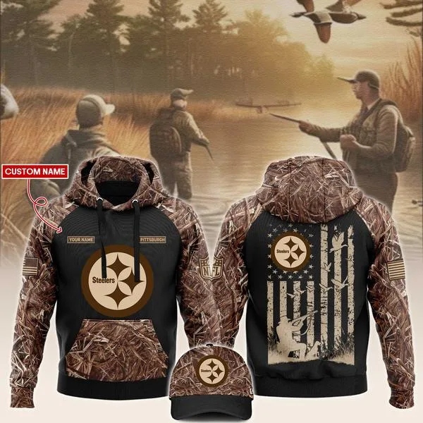 Pittsburgh Steelers NFL x Hunting - Black