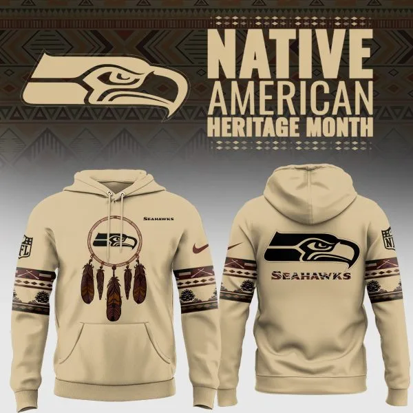 S’Seahawks Native American Hoodie