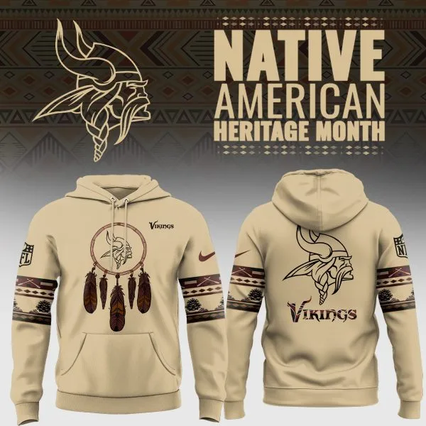 M’Vikings Native American Hoodie