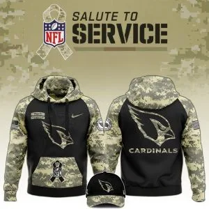 Arizona Cardinals Veterans Day Hoodie Limited Edition Black