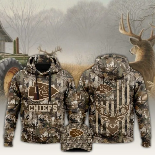 Kansas City Chiefs x HUNTING Hoodie 2025 Limited Edition V4