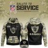 Las Vegas Raiders Veterans Day Hoodie Limited Edition Black