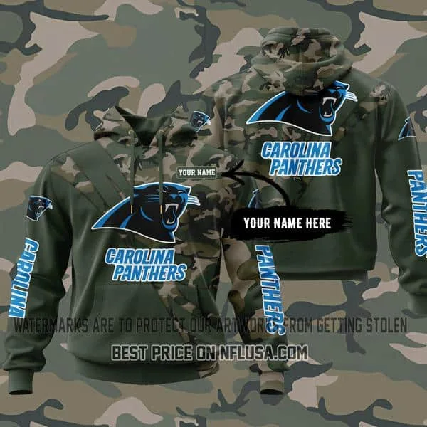 Limited Edition Camo V1 - Carolina Panthers