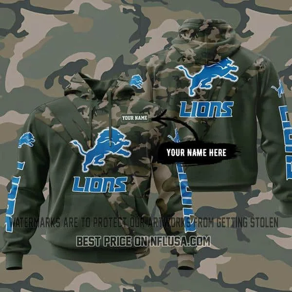 Limited Edition Camo V1 - Detroit Lions