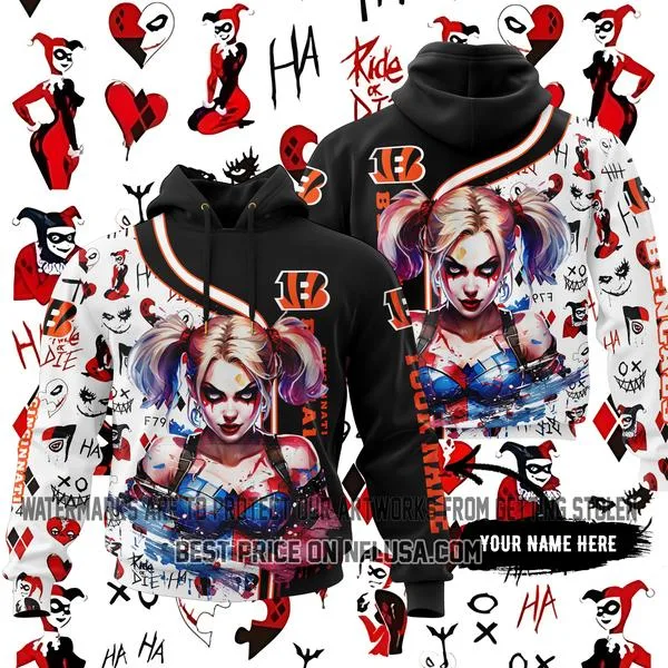 Limited Edition Harley Quinn - Cincinnati Bengals