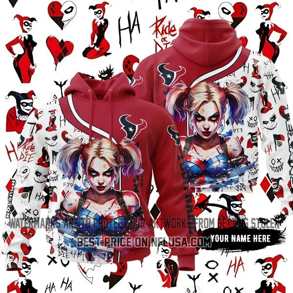 Limited Edition Harley Quinn - Houston Texans