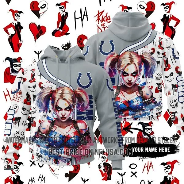 Limited Edition Harley Quinn - Indianapolis Colts