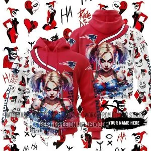 Limited Edition Harley Quinn - New England Patriots