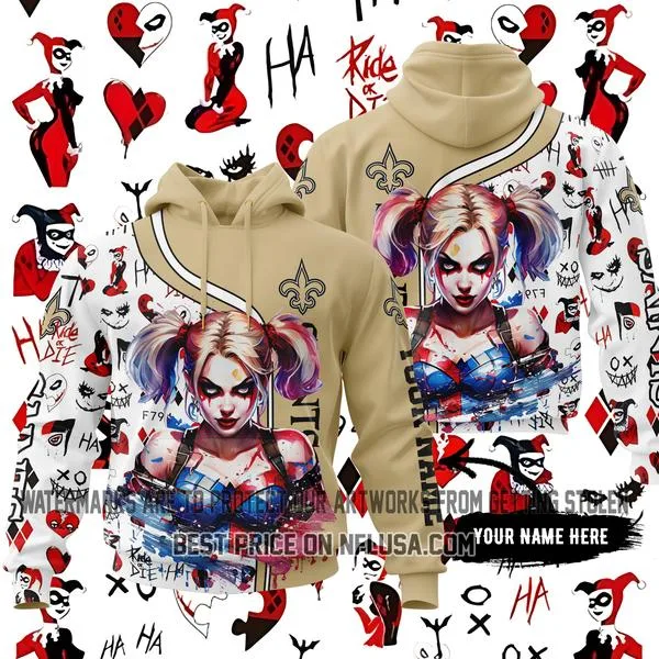 Limited Edition Harley Quinn - New Orleans Saints