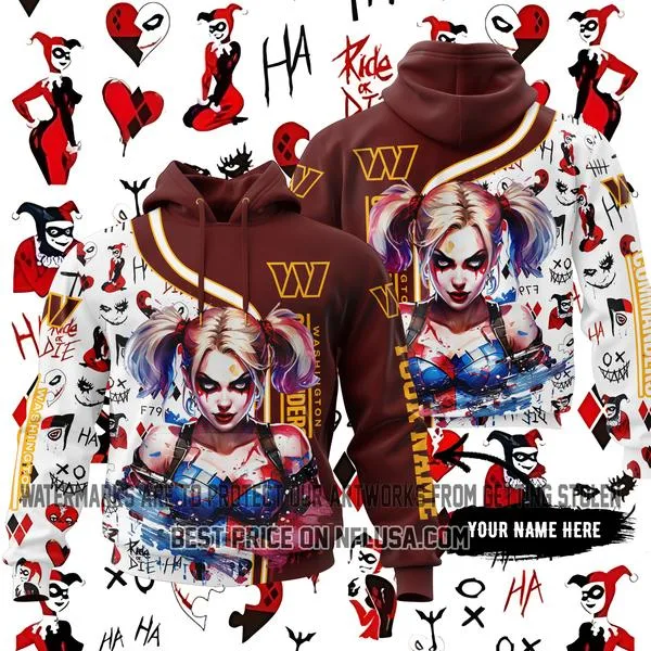 Limited Edition Harley Quinn - Washington Commanders