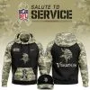 Minnesota Vikings Veterans Day Hoodie Limited Edition Black