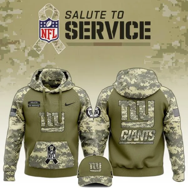 New York Giants Veterans Day Hoodie Limited Edition