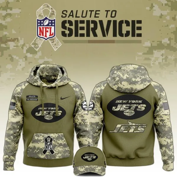 New York Jets Veterans Day Hoodie Limited Edition