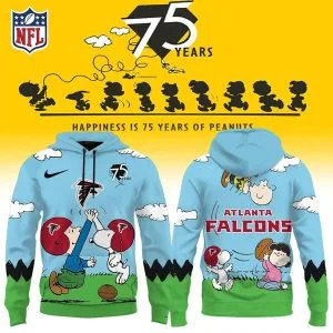 Atlanta Falcons X Snoopy Peanuts’ 75th Anniversary Hoodie