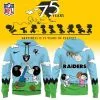Las Vegas Raiders X Snoopy Peanuts’ 75th Anniversary Hoodie