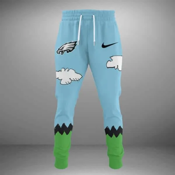 Philadelphia Eagles X Snoopy Peanuts’ 75th Anniversary Hoodie - Image 3