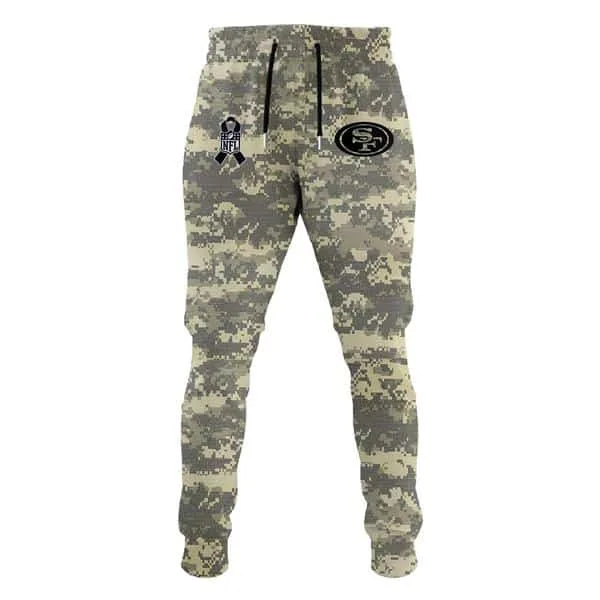 San Francisco 49ers Veterans Day Hoodie Limited Edition Black - Image 2