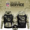 Tennessee Titans Veterans Day Hoodie Limited Edition Black