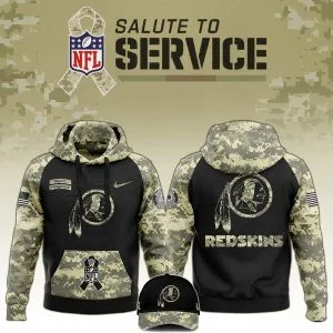 RedSkins Veterans Day Hoodie Limited Edition Black