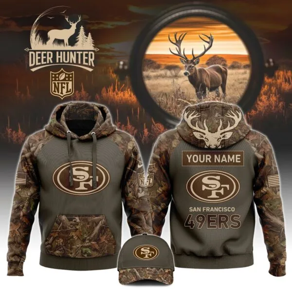 San Francisco 49ers x Hunting 2025 Hoodie Limited Editions V2