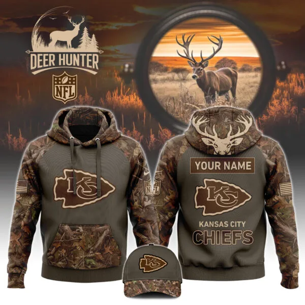 Kansas City Chiefs x HUNTING Hoodie 2025 Limited Edition V2