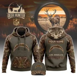 Los Angeles Chargers x Hunting 2025 Hoodie Limited Editions V2