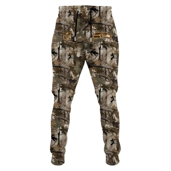 Seattle Seahawks x Hunting 2025 Hoodie Limited Editions V4 - Image 3