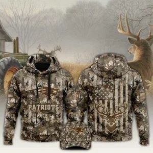 New England Patriots x Hunting 2025 Hoodie Limited Editions V4