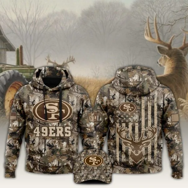 San Francisco 49ers x Hunting 2025 Hoodie Limited Editions V4