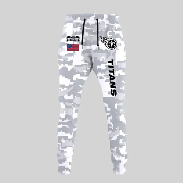Tennessee Titans 2025 Salute to Service Club Fleece Pullover Arctic Camo Hoodie - Image 3