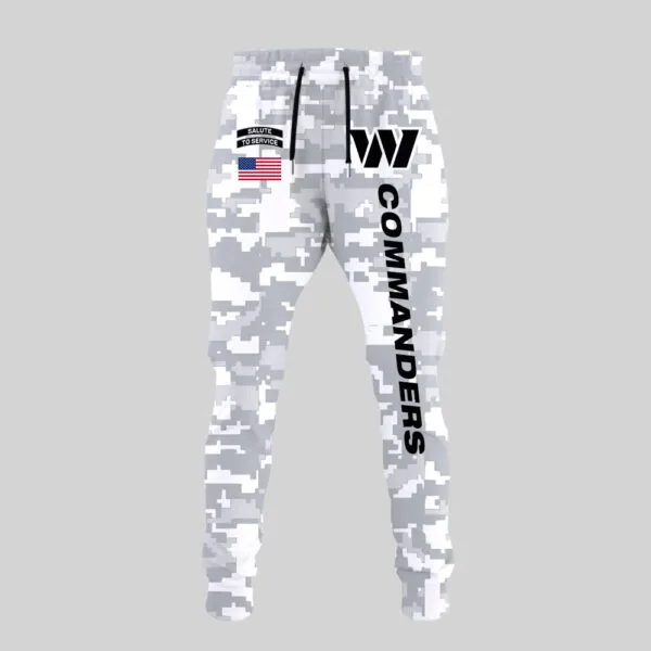 Washington Commanders 2025 Salute to Service Club Fleece Pullover Arctic Camo Hoodie - Image 3