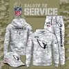 Arizona Cardinals 2025 Salute to Service Club Fleece Pullover Arctic Camo Hoodie