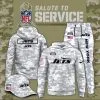 New York Jets 2025 Salute to Service Club Fleece Pullover Arctic Camo Hoodie