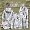 Denver Broncos 2025 Salute to Service Club Fleece Pullover Arctic Camo Hoodie