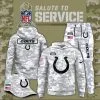 Indianapolis Colts 2025 Salute to Service Club Fleece Pullover Arctic Camo Hoodie