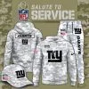 New York Giants 2025 Salute to Service Club Fleece Pullover Arctic Camo Hoodie