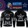 Dallas Cowboys Football Nike 2025 Native American Heritage Month Premium Limited Pullover Hoodie Collection