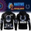 Indianapolis Colts Football Nike 2025 Native American Heritage Month Premium Limited Pullover Hoodie Collection