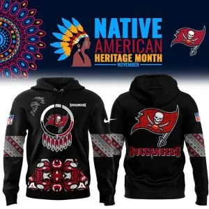 Tampa Bay Buccaneers Football Nike 2025 Native American Heritage Month Premium Limited Pullover Hoodie Collection