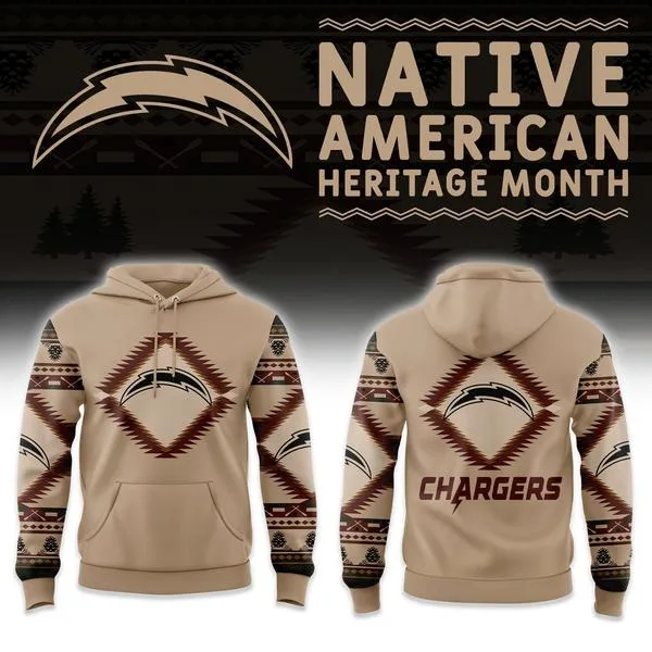 Los Angeles Chargers America Native Hoodie
