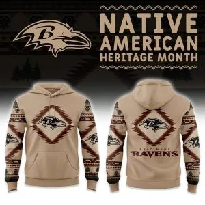 Baltimore Ravens America Native Hoodie